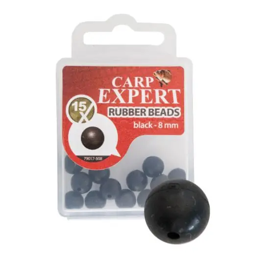 Bile de cauciuc Carp Expert Rubber Beads Black 5mm Doar azi
