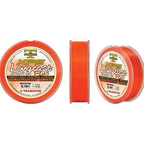 Fir monofilament Trabucco TF XPS Long Cast Fluo 0,28mm/9,54kg/1200m Plată securizată