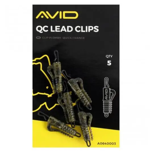 Retur ușor Kit plumb pierdut Avid Carp QC Leadclip Kit