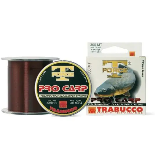 Fir monofilament Trabucco T-Force Pro Carp 0.40mm/21.15kg/300m Premium