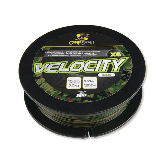 Fir monofilament Carp Spirit Velocity XS Camo 0.40mm/11.8kg/1200m Comandă acum