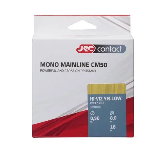 Fir monofilament JRC Contact CM50 HVz Yellow 0.35m/10.5kg/600m Reducere de preț