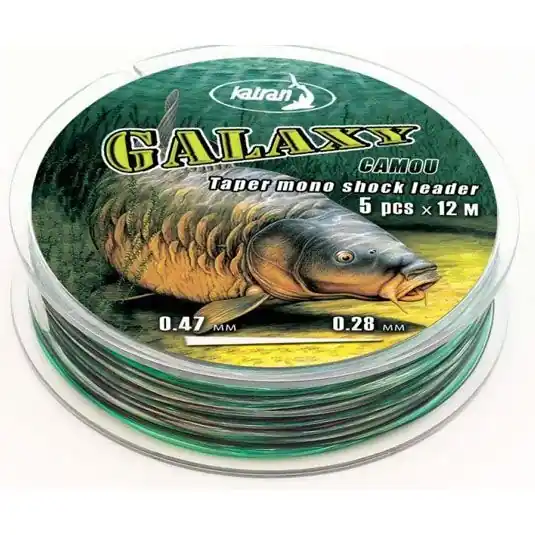Fir monofilament conic Katran Galaxy Cast 0.28-0.47mm/12m Retur ușor