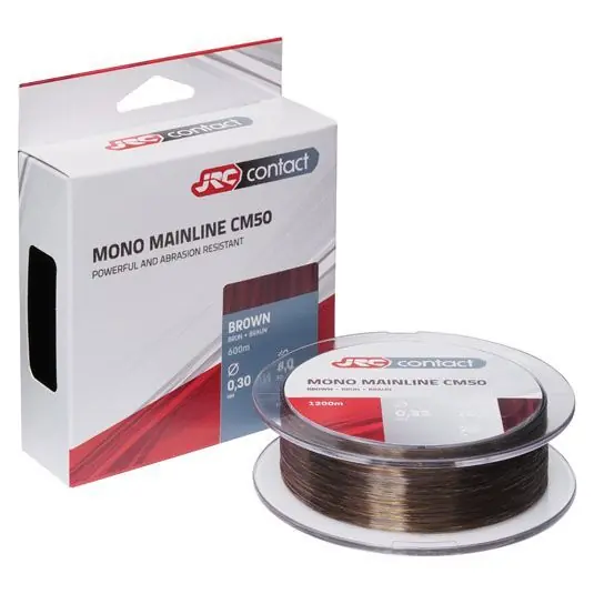 Fir monofilament JRC Contact CM50 Brown 0.28mm/7kg/600m Transport gratuit