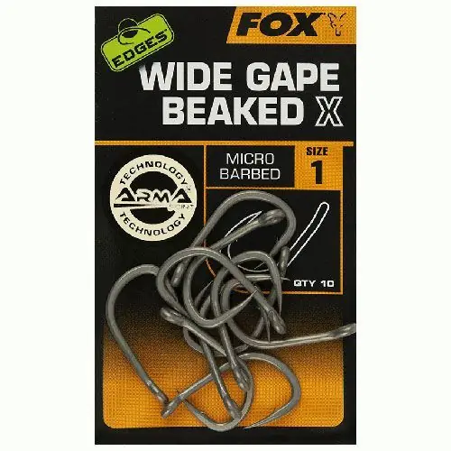 Carlige Fox Edges Wide Gape Beaked X Nr.4 Cumpărături sigure