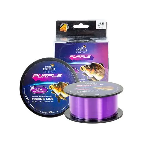 Fir monofilament Carp Expert UV Purple 0.40mm/18.7kg/300m Ieftin