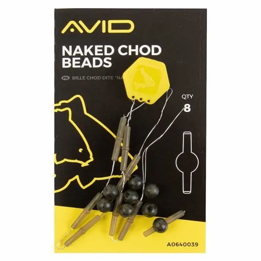 Bile de cauciuc Avid Carp Naked Chod Beads Livrare rapidă