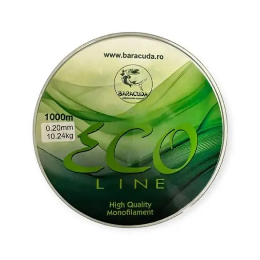 Fir monofilament Baracuda ECO Line Green 0.37mm/25.38kg/1000m Disponibil imediat