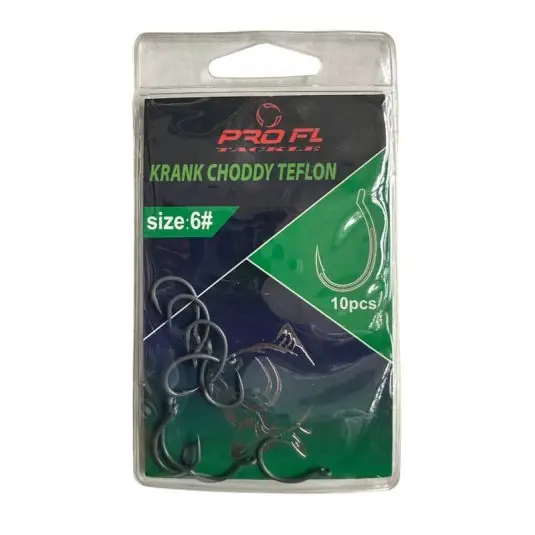 Cel mai bun preț Carlige PRO FL Crank Choddy Teflon Nr.10