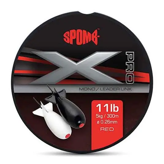 Fir monofilament Spomb X Pro Mono Red 0.26mm/11lbs/300m Bestseller