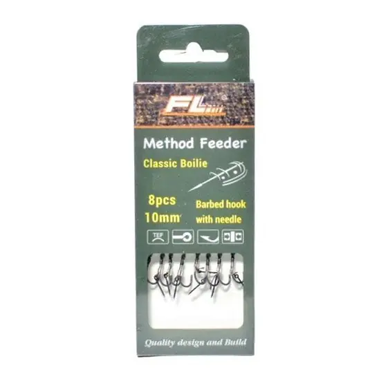 Carlige legate PRO FL Pro Feeder Barbed Classic Boilie Nr.8 Ieftin