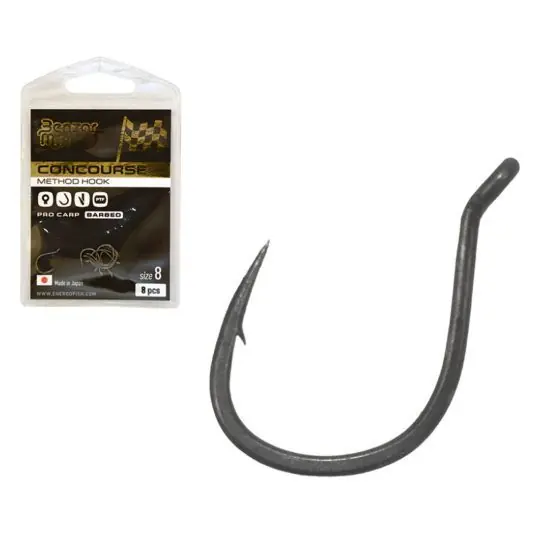 Carlige Benzar Mix Concourse Method Pro Carp Barbed Nr.14 Cel mai vândut