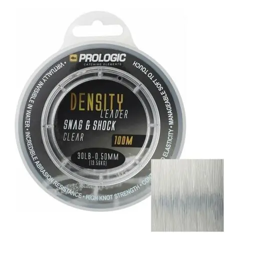 Fir monofilament Prologic Density Snag and Shock Leader 0.60mm/20.4kg/100m Doar azi