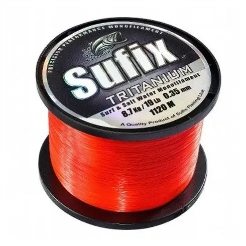 Cumpărături sigure Fir monofilament Sufix Tritanium 0,28mm/5,5kg/1750m Neon Orange