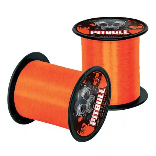 Fir monofilament Carp Zoom Pitbull High UV Carp Fluo Orange 0.37mm/15.8kg/1000m Livrare gratuită
