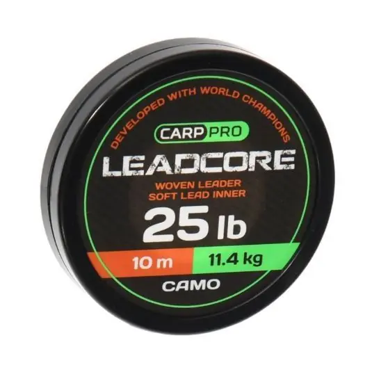Fir leadcore Carp Pro Woven Leader Soft Lead Inner 45lb/10m Cumpără acum