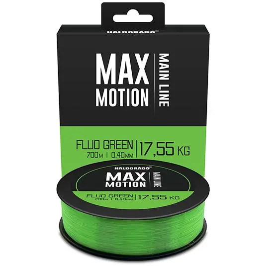 Expediere rapidă Fir monofilament Haldorado Max Motion Main Line Fluo Green 0.40mm/17.55kg/700m