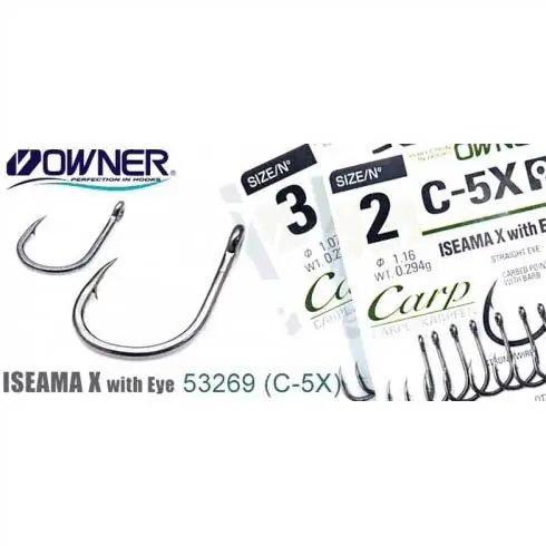 Popular Carlige Owner C-5X Carp Iseama X With Eye nr.12
