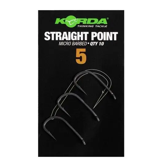 Ultima șansă Carlige Korda Straight Point Micro Barbed Hooks Nr.5