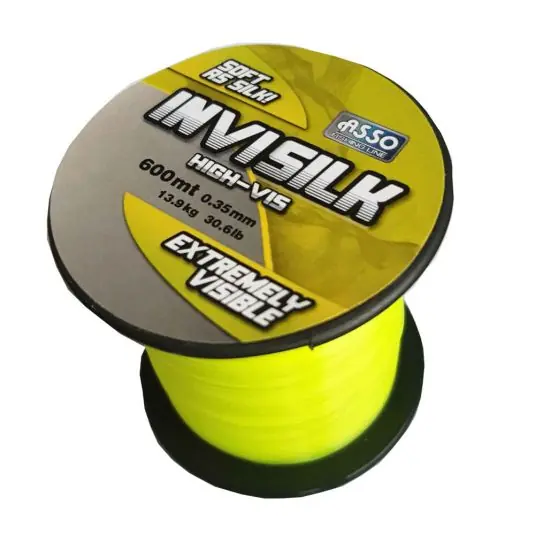 Expediere rapidă Fir monofilament Asso Invisilk Yellow 0.24mm/9kg/600m