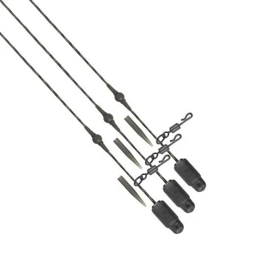 Reducere Kit monturi leadcore Fox Edges Heli Clip Rigs Natural 40lb