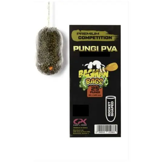 Comandă acum Pungi PVA CPK Bagman Bags Premium Competition Fast Melt 55x120mm