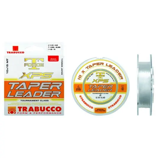 Fir monofilament conic Trabucco XPS Taper Leader 0.23-0.57mm/6.95-32.5kg/10x15m Promoție