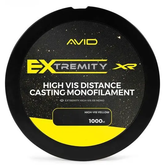 Fir monofilament Avid Carp Extremity Hi-Vis XR Mono 0.26mm/4.5kg/1000m Plată securizată
