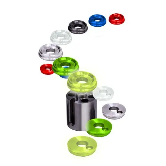 Capac hanger Solar Lock & Load Indicator End Caps, Black Ofertă exclusivă