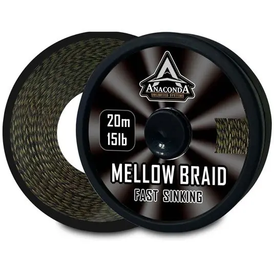Doar azi Fir textil Anaconda Fast Sinking Mellow Braid 25lb/20m