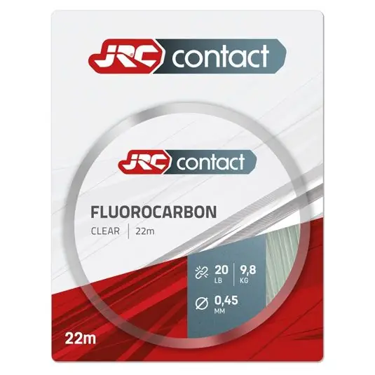 Fir fluorocarbon JRC Contact Clear 20lb/0.45mm/9.8kg/22m Plată sigură