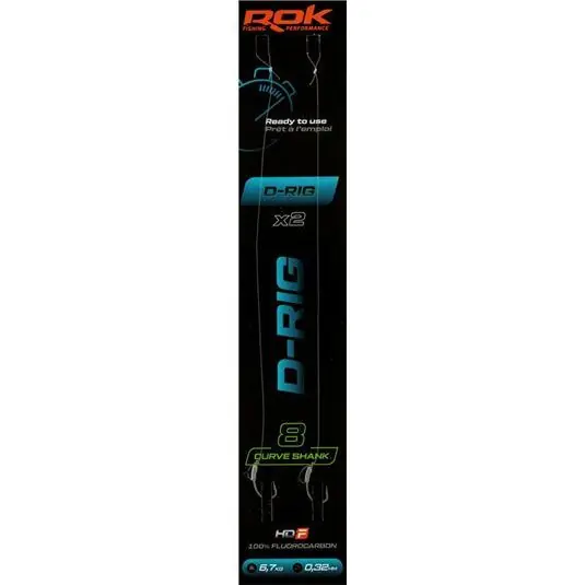 Carlige legate Rok Fishing D-Rig Curve Shank Nr.4 Vezi acum
