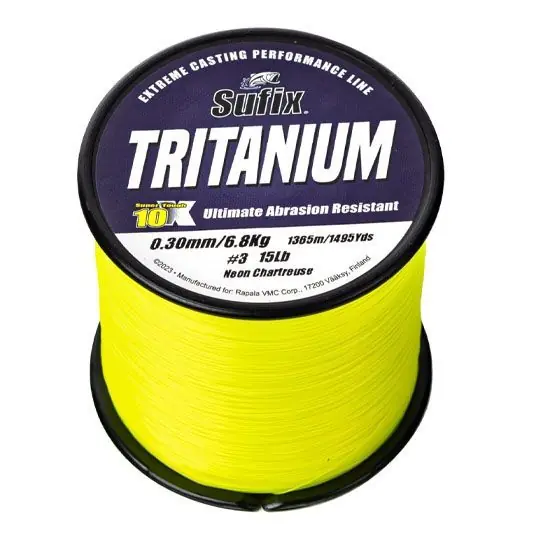Vezi acum Fir monofilament Sufix Tritanium Neon Charteuse 0.45mm/15kg/680m