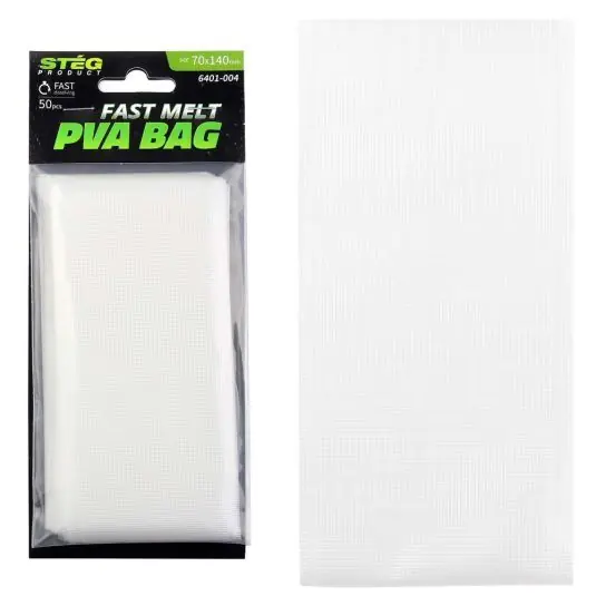 Pungi solubile Steg PVA Bag Fast Melt 80x160mm Noutate