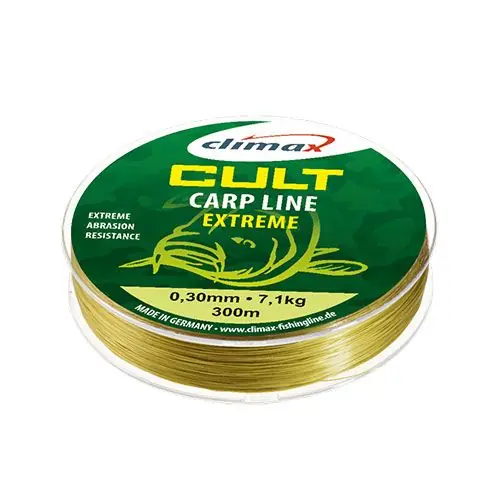 Reducere specială Fir monofilament Climax Cult Carp Extreme 0.30mm/7.1kg/300m