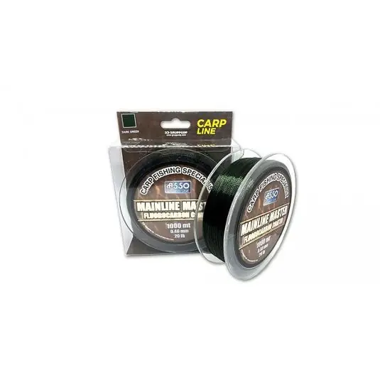 Fir fluorocarbon coated Asso Mainline Master Green 0.30mm/5.44kg/1000m Cumpără online