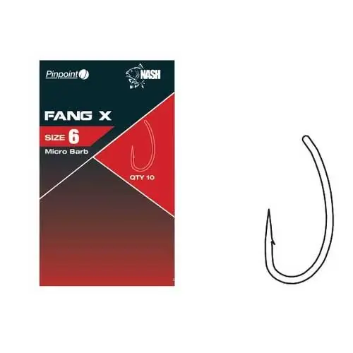 Reducere Carlige Nash Pinpoint Fang X Micro Barbed Nr.10