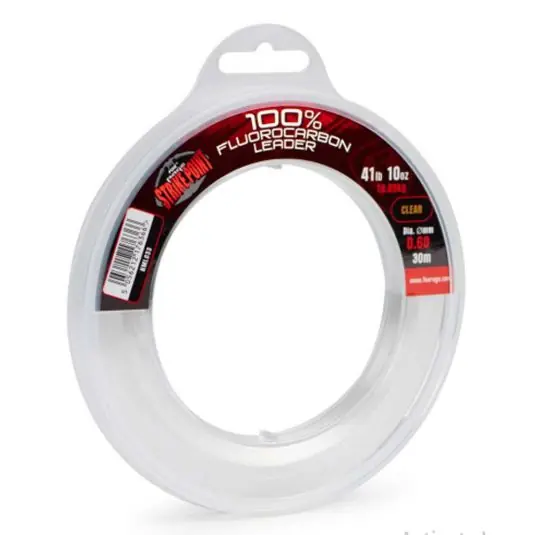 Plată securizată Fir fluorocarbon Fox Rage Strike Point Fluorocarbon Leader 0.60mm/18.88kg/30m