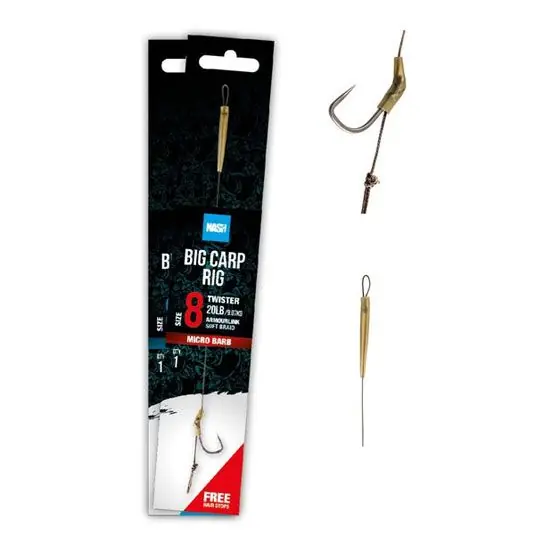 Montura Nash Big Carp Rig Barbed Nr.6 Preț redus