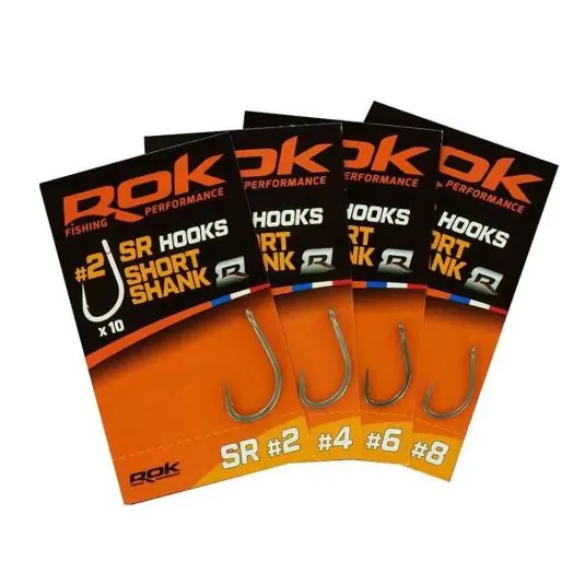 Carlige Rok Fishing SR Short Shank Nr.6 Reduceri