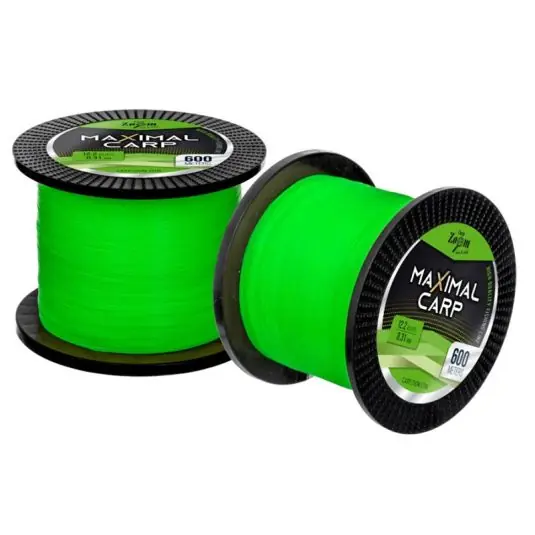 Fir monofilament Carp Zoom Maximal Carp Fluo Green 0.28mm/10.30kg/600m Ofertă specială