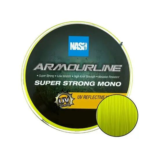 Cel mai bun preț Fir monofilament Nash Armourline Super Strong Mono UV Yellow 0.30mm/5.44kg/1000m