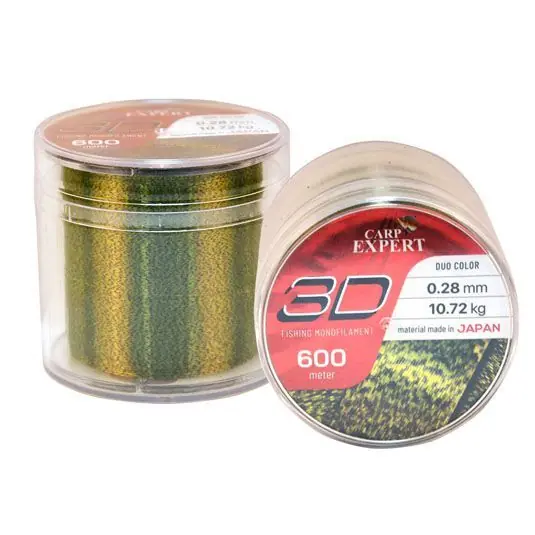 Lichidare de stoc Fir monofilament Carp Expert 3D Mono Spool Camouflage 0.35mm/15.11kg/600m
