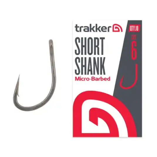 Cumpără online Carlige Trakker Short Shank Hooks Micro Barbed, Nr.4