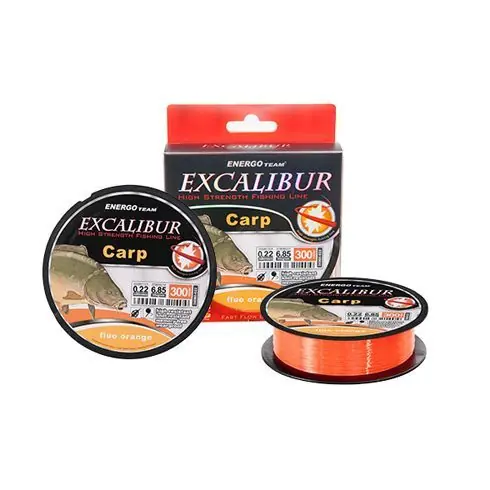 Ultima șansă Fir monofilament EnergoTeam Excalibur Carp Fluo Orange 0,30mm/300m