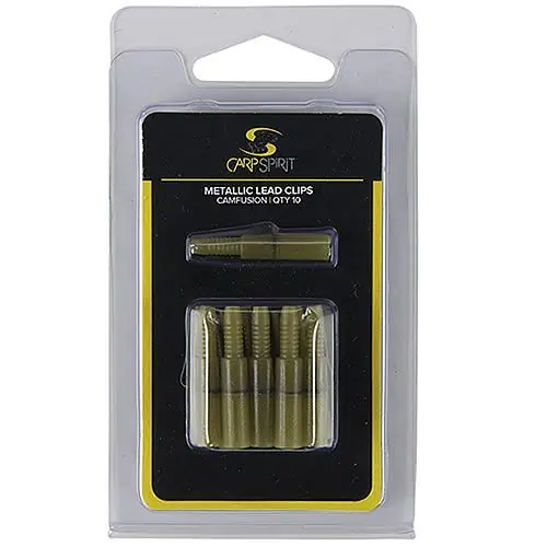 Transport gratuit Carp Spirit Metallic Lead Clips Camfusion