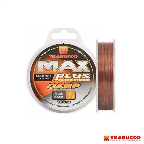 Cumpără acum Fir monofilament Trabucco Max Plus Carp Brown 0.30mm/8.5kg/1000m