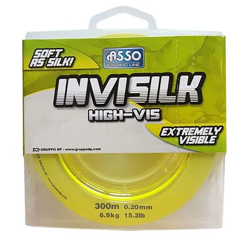 Comandă acum Fir monofilament Asso Invisilk Yellow 0.30mm/11.90kg/300m