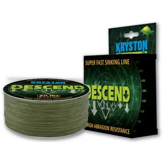Fir textil Kryston Descent Super Fast Sinking 0.23mm/20lb/300m Mai ieftin