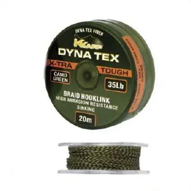 Cumpără online Fir textil K-Karp Dynatex X-Tra Tough 35lbs, 20m - Camou Brown